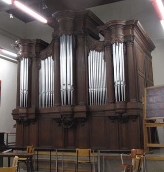 Pierre Schyven organ in Baroque case