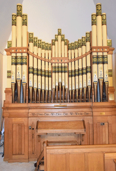 1883 Hook & Hastings Opus 1144, Church of the Holy Communion, Lake Geneva, Wisconsin