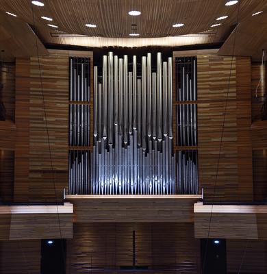 Grenzing organ, Radio France, Paris, France (photo credit: Christophe Abramowitz)