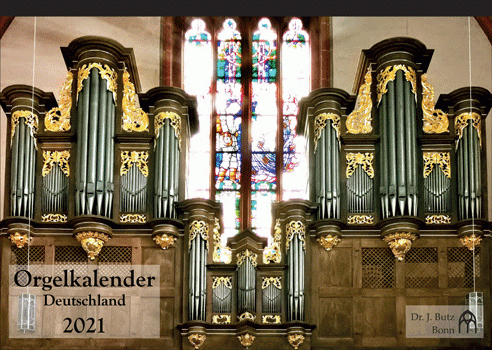 Orgelkalender Deutschland 2021