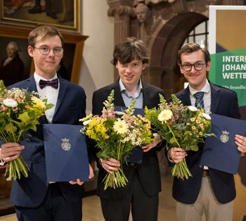 2024 International Bach Competition Leipzig organ prize winners: Jakub Moneta, Julian Emanuel Becker, Grant Smith