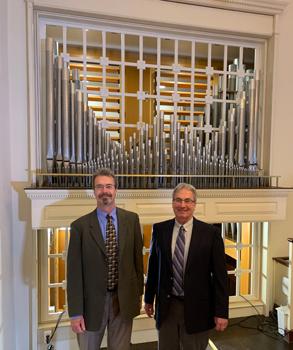 John and Mark Muller at St. Paul’s Episcopal Church, Maumee, Ohio