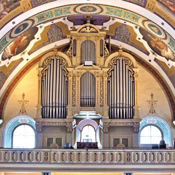 1888 Mauracher organ, Bad Ischl, Austria