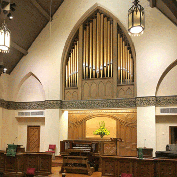 Schantz organ, Central Baptist Church, Newnan, Georgia