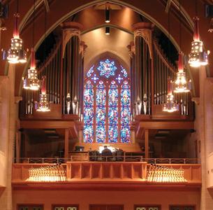 Kegg organ, Zion Lutheran Church, Wausau, Wisconsin