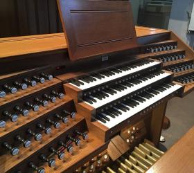 Noack organ console