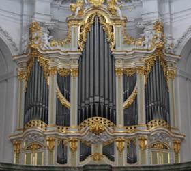 1755 Gottfried Silbermann organ, Hofkirche, Dresden, Germany