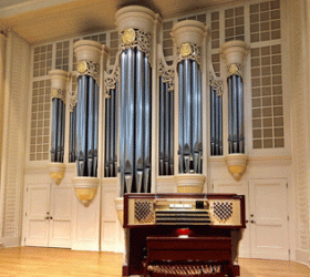 Casavant organ in Whitley Auditorium
