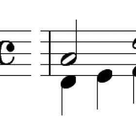 Example from Art of the Fugue