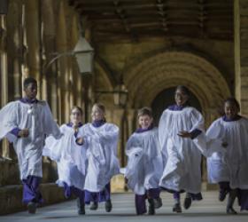Durham Cathedral, UK choristers