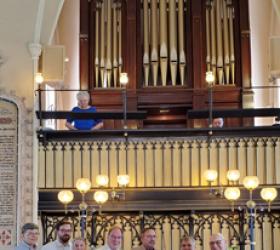 1845 Henry Erben organ at the French Huguenot Church in Charleston, South Carolina