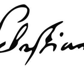 J. S. Bach's signature