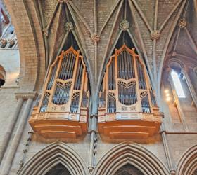 Ruffatti organ, Abbey Church of the Holy Cross, Pershore, Worcestershire, England
