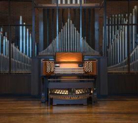 Casavant organ, Gill Chapel, Rider University, Lawrenceville, New Jersey (photo credit: Peter G. Borg/Rider University)