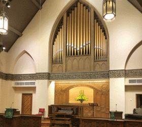 Schantz organ, Central Baptist Church, Newnan, Georgia