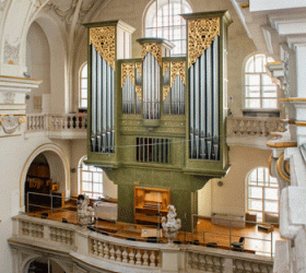 Hradetzky organ, St. Ursula Church, Vienna