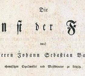 Title page of the score