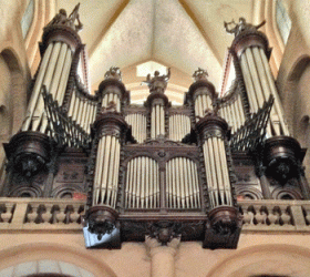 Cavaillé-Coll organ, Basilica of St.-Sernin, Toulouse, France