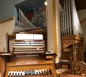 Rebuilt 1960 Casavant organ,Trinity Memorial Episcopal Church, Binghamton, New York 