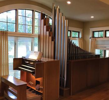 Reuter organ in Burke residence, Huntsville, Alabama