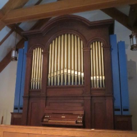 TIlton organ at St. Rose Church