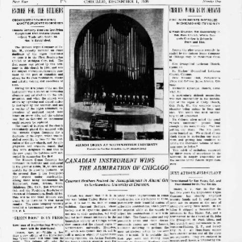 December 1909 issue of The Diapason