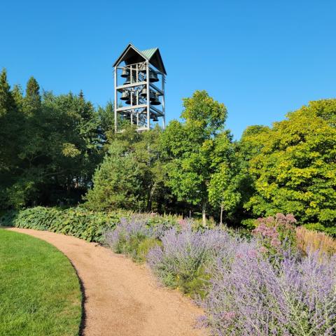 Chicago Botanic Garden and carillon