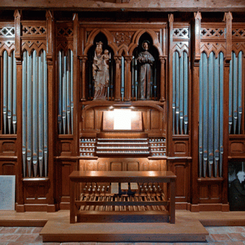 Alain family organ, Romainmôtier, Switzerland