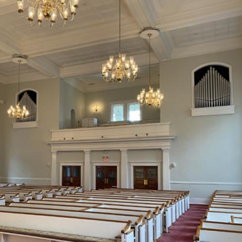 Schantz organ, First Presbyterian Church, Athens, Georgia