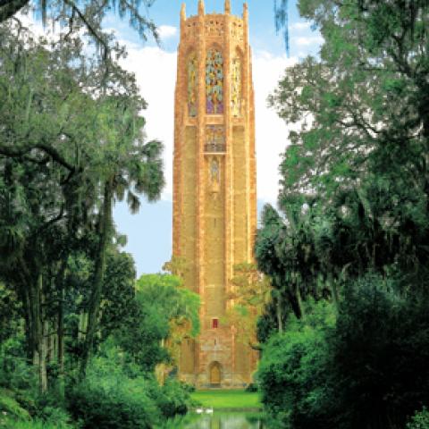 Bok Tower, Lake Wales, Florida (courtesy Bok Tower Gardens)