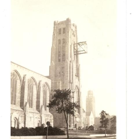 Carillon bells during installation