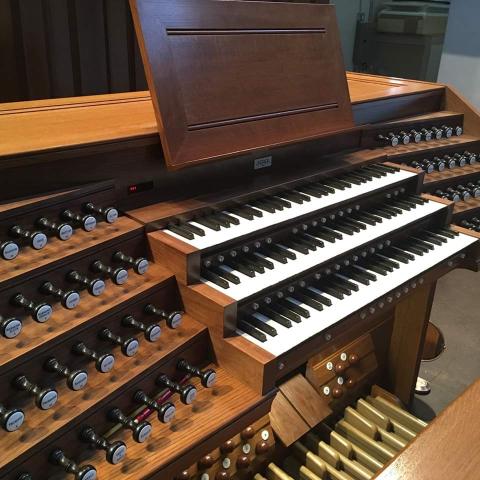 Noack organ console