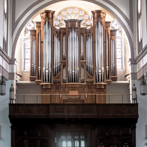 Noack Opus 162, St. Peter’s Catholic Church, Washington, DC (photo credit: Don Boroughs)