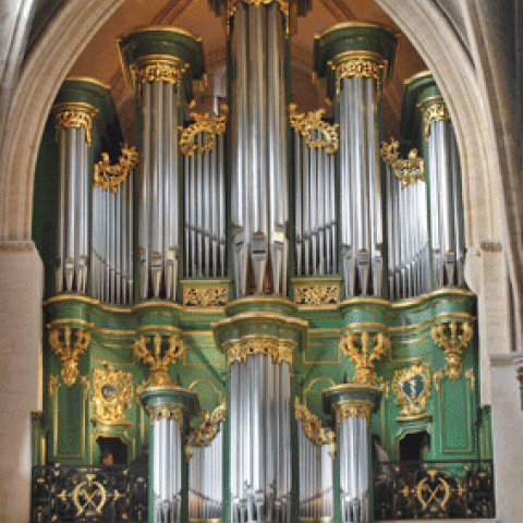 1748 Dom Bédos organ, Abbatiale Sainte-Croix, Bordeaux, France