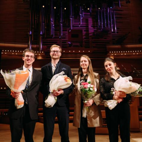 Henry Webb, Johannes Skoog, Mélodie Michel, Alma Bettencourt (photo credit: Tam Photography)