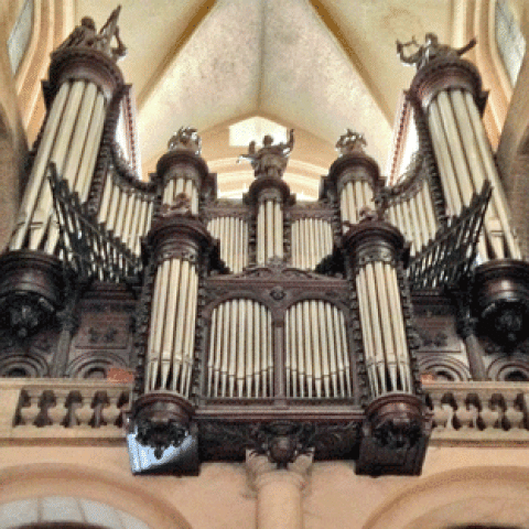 Cavaillé-Coll organ, Basilica of St.-Sernin, Toulouse, France