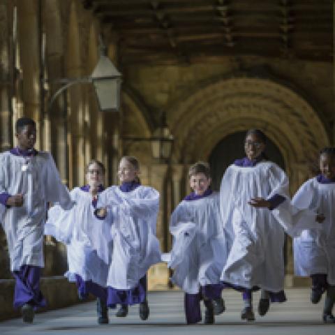 Durham Cathedral, UK choristers