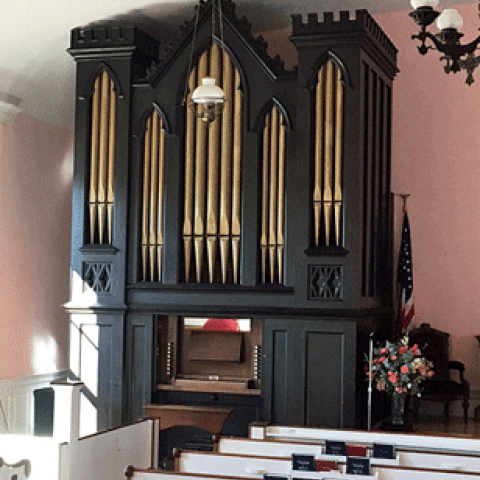 1854 E. & G. G. Hook Opus 177, First Congregational Church, Kennebunkport, Maine