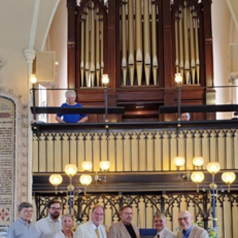 1845 Henry Erben organ at the French Huguenot Church in Charleston, South Carolina