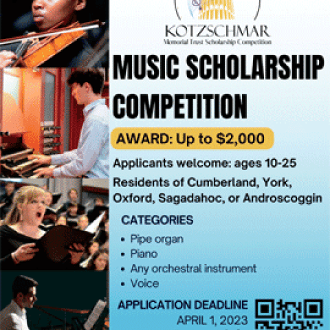 Kotzschmar Memorial Trust Scholarship Competition