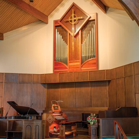 Lewtak organ, Seven Oaks Presbyterian Church, Columbia, South Carolina