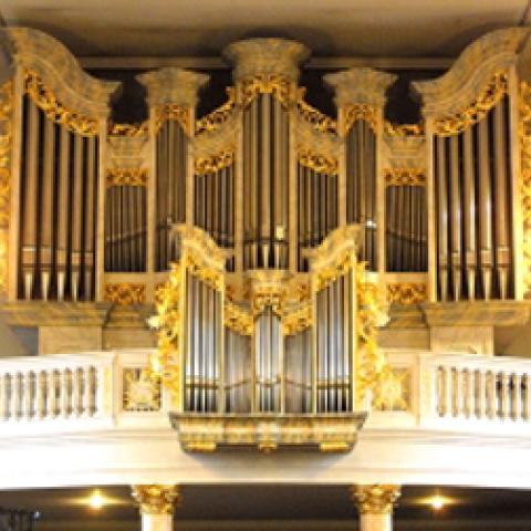 1987 Mayer organ, Catholic parish church of Saarlouis-Lisdorf