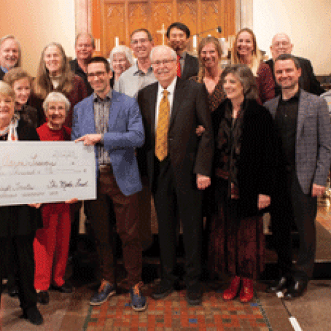 Mader Fund president Linda West Brown and members of the Mader Fund board (photo credit: Bill Mistretta)