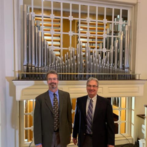 John and Mark Muller at St. Paul’s Episcopal Church, Maumee, Ohio