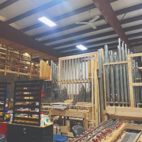 Organ under construction