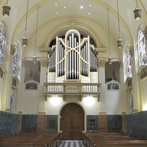 Rendering of Ruffatti organ for Notre Dame Seminary, New Orleans, Louisiana