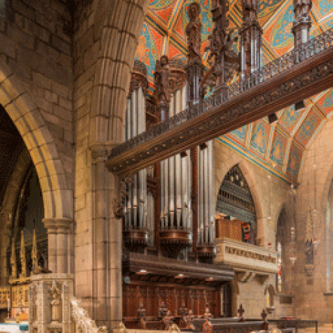 St. Mark’s Episcopal Church, Philadelphia, Pennsylvania, Aeolian-Skinner organ (photo credit: Len Levasseur)