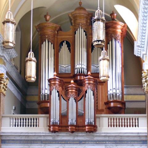 Noack organ, Shrine of Our Lady of Guadalupe, La Crosse