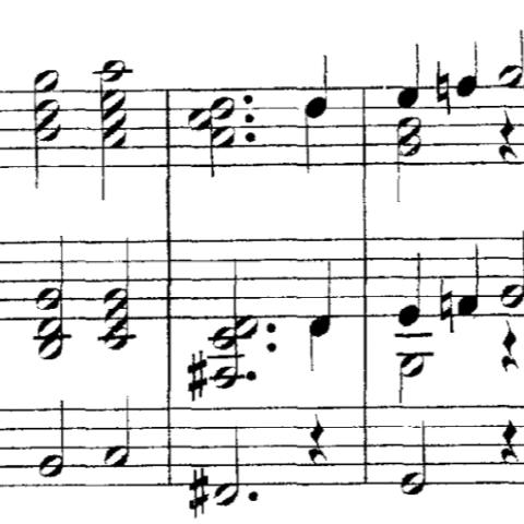 Example 1: Widor Symphony 6, movement 1, opening bars